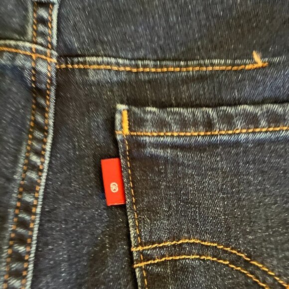 Levi's Woman's Red Tab LEJ Engineered Stretch Blue Premium Jeans Sz 24 x 26 - Picture 5 of 10
